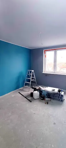 Usługi remontowe Ełk. Wykończenia wnętrz. Szpachlowanie malowanie agregatem - Paweł Butwiłowski